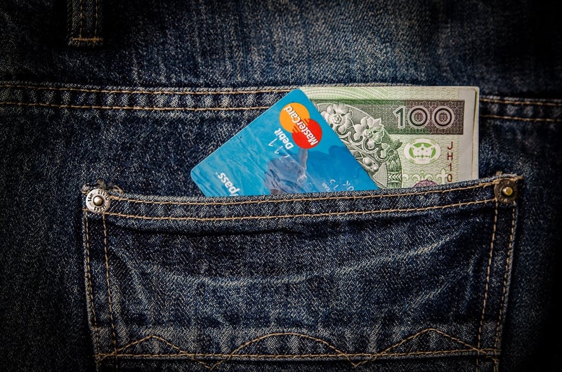 Repurposed Denim Pouches